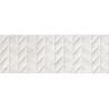 Carrelage mur Ancolie décorblanc 25x70 cm