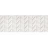 Carrelage mur Ancolie décorblanc 25x70 cm