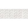 Carrelage mur Ancolie décorblanc 25x70 cm