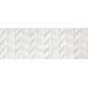 Carrelage mur Ancolie décorblanc 25x70 cm