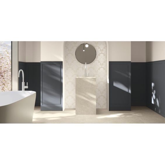 Carrelage mur Boiserie décor noir 60x120 cm
