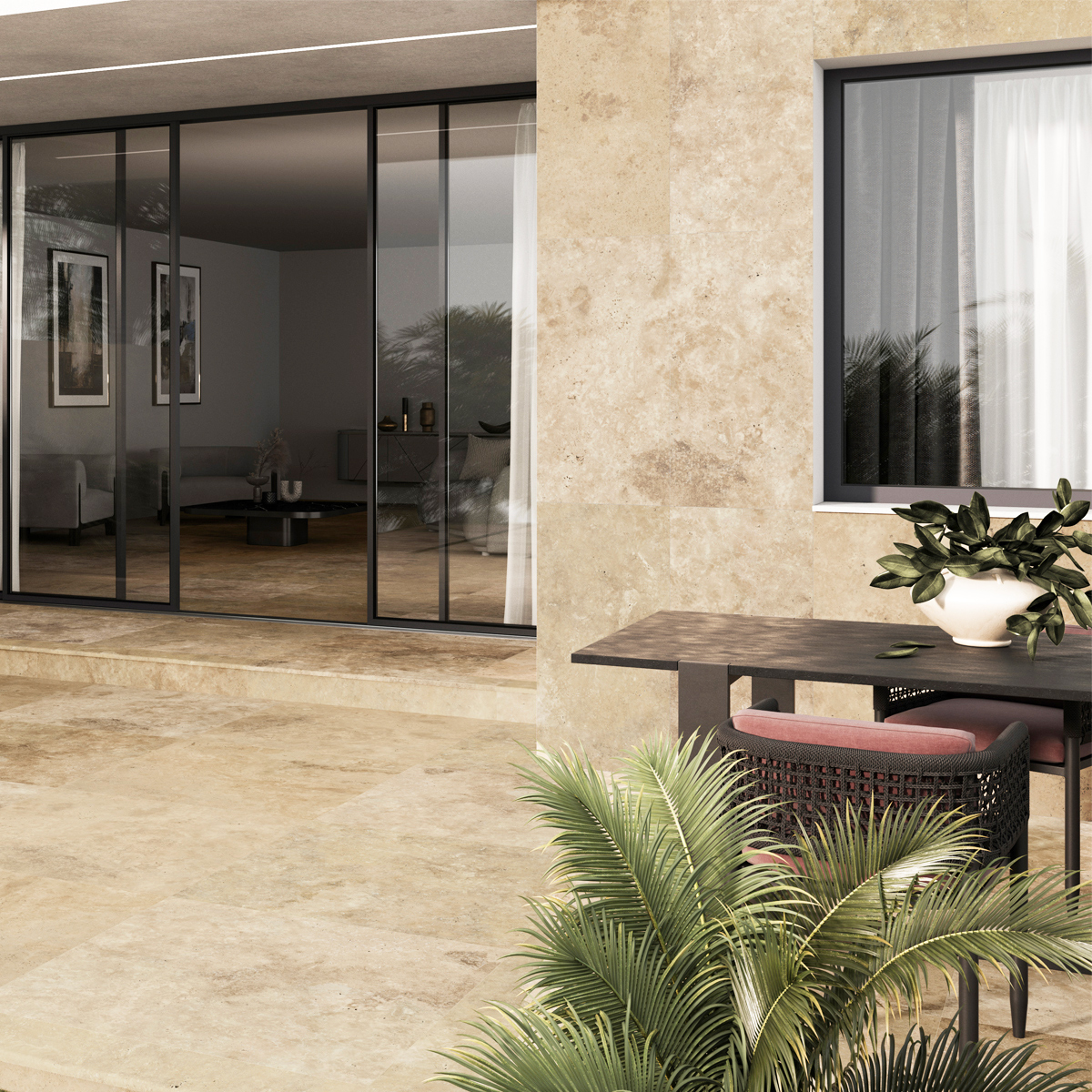 Carrelage imitation travertin extérieur antidérapant R11 Reflex Boutique — free download