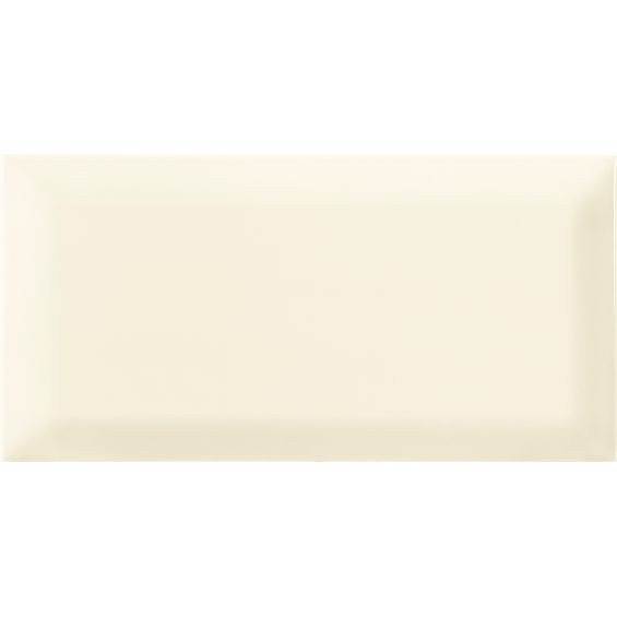  Carrelage mur Métro basic ivoire brillant 10x20 cm
