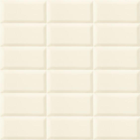  Carrelage mur Métro basic ivoire brillant 10x20 cm
