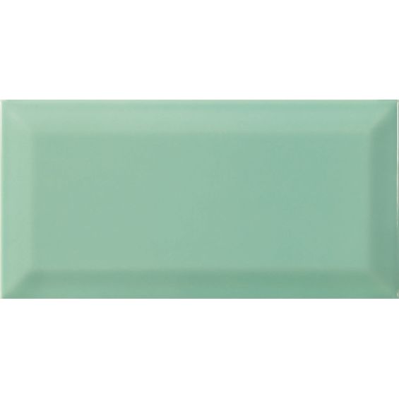 Carrelage mur Métro basic émeraude brillant 10x20 cm