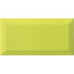 Carrelage mur Métro basic vert pomme brillant 10x20 cm