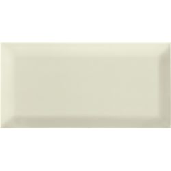 Carrelage mur Métro basic gris platine brillant 10x20 cm