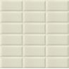 Carrelage mur Métro basic gris platine brillant 10x20 cm