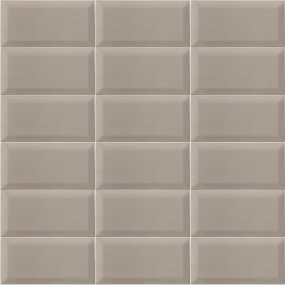 Carrelage mur Métro basic perle brillant 10x20 cm