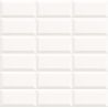 Carrelage mur Métro basic blanc mat 10x20 cm