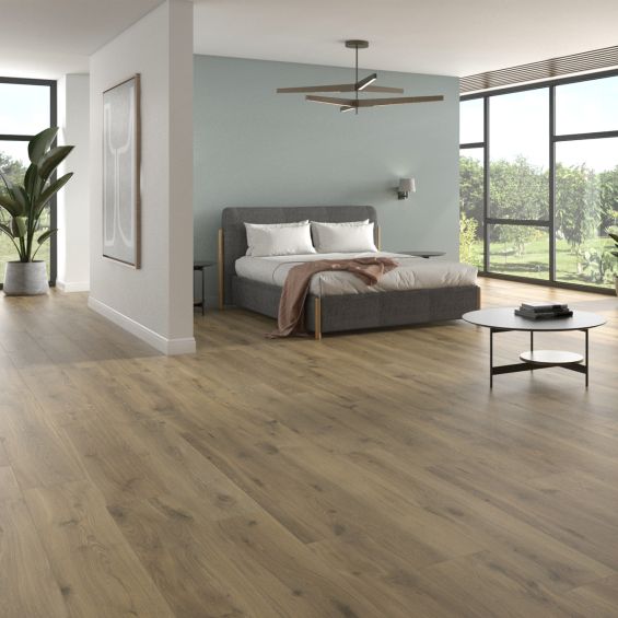 Carrelage sol imitation parquet Kornati naturel 25x150 cm
