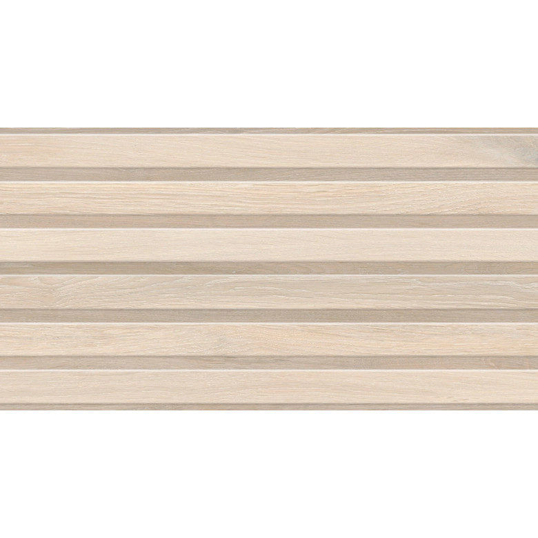 Carrelage mur Décor Kormati line beige 31,6x60 cm