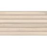Carrelage mur Décor Kormati line beige 31,6x60 cm
