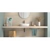 Carrelage mur Décor Kormati line beige 31,6x60 cm
