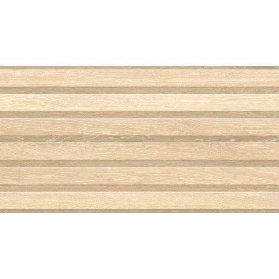 Carrelage mur Décor Kormati line miel 31,6x60 cm
