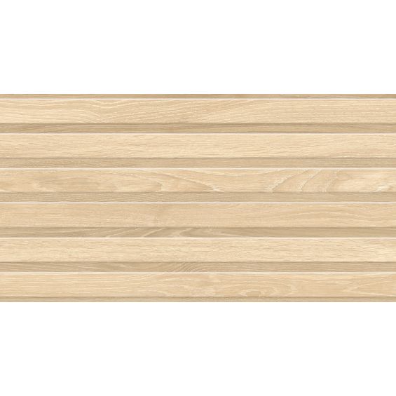 Carrelage mur Décor Kormati line miel 31,6x60 cm