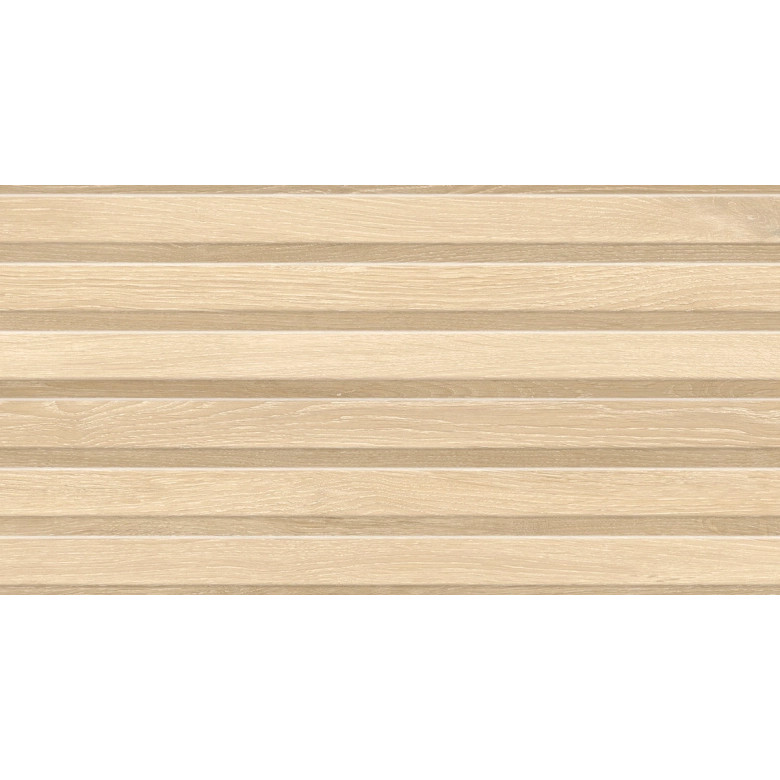 Carrelage mur Décor Kormati line miel 31,6x60 cm