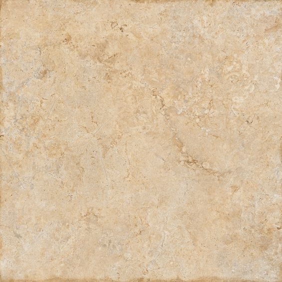 Carrelage sol effet pierre travertin Pianosa terre 60x60 cm