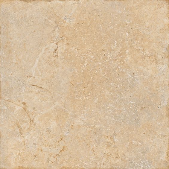 Carrelage sol effet pierre travertin Pianosa terre 60x60 cm