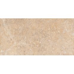 Carrelage sol effet pierre travertin Pianosa terre 30x60 cm