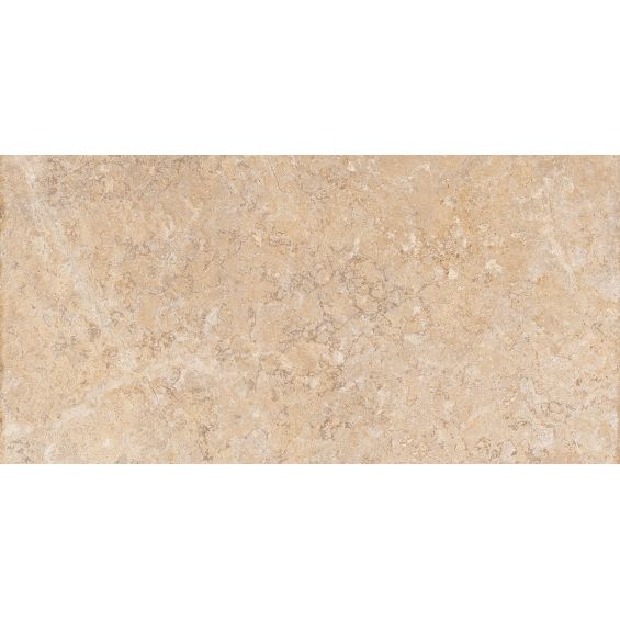 Carrelage sol effet pierre travertin Pianosa terre 30x60 cm