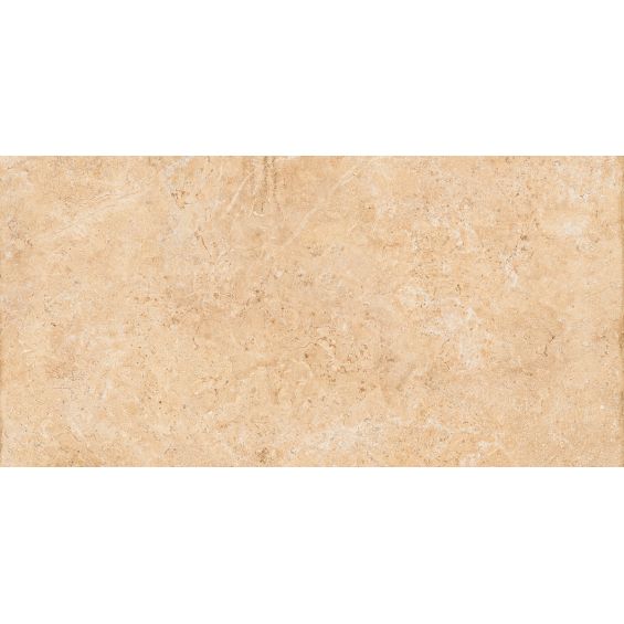 Carrelage sol effet pierre travertin Pianosa terre 30x60 cm