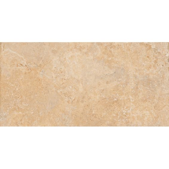 Carrelage sol effet pierre travertin Pianosa terre 30x60 cm