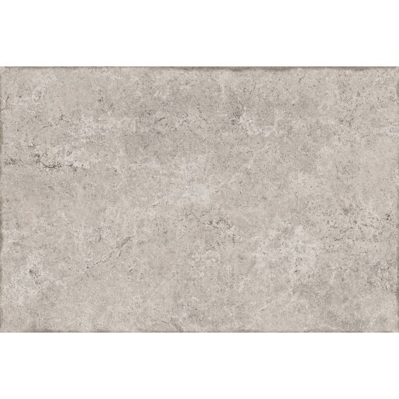 Carrelage sol effet pierre travertin Pianosa gris 60x90 cm