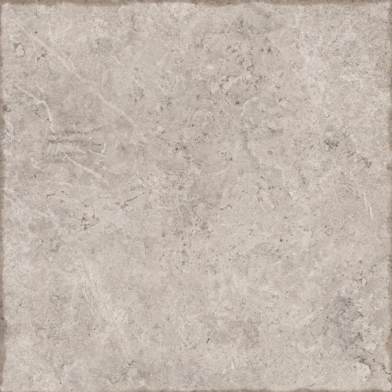 Carrelage sol effet pierre travertin Pianosa gris 60x60 cm