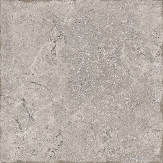 Carrelage sol effet pierre travertin Pianosa gris 60x60 cm