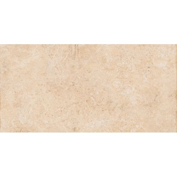 Carrelage sol effet pierre travertin Pianosa beige 30x60 cm