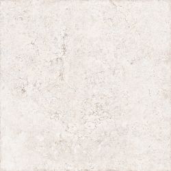 Carrelage sol effet pierre travertin Pianosa blanc grisé 90x90 cm