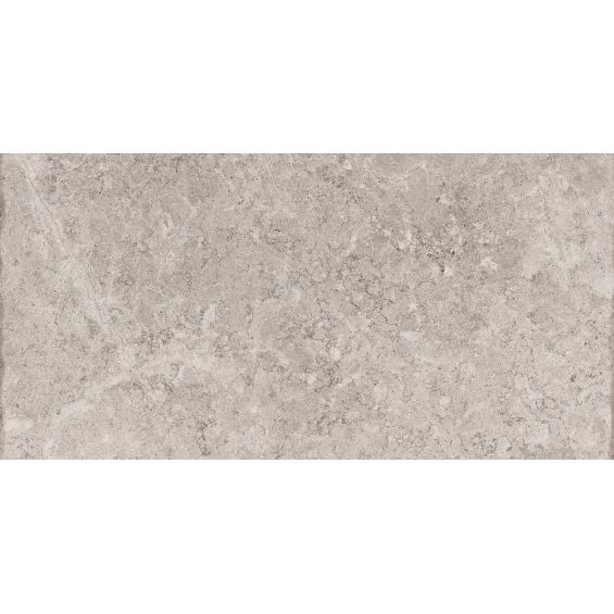  Carrelage sol extérieur effet pierre travertin Pianosa blanc grisé R10 60x120 cm