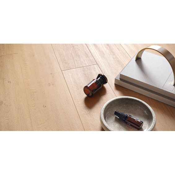 Carrelage sol imitation parquet Copernicia hêtre 20x120 cm