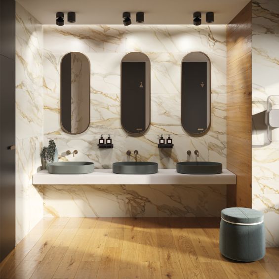Carrelage sol imitation parquet Copernicia miel 20x120 cm