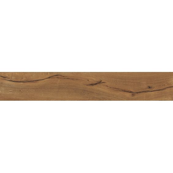 Carrelage sol imitation parquet Copernicia noisette 20x120 cm