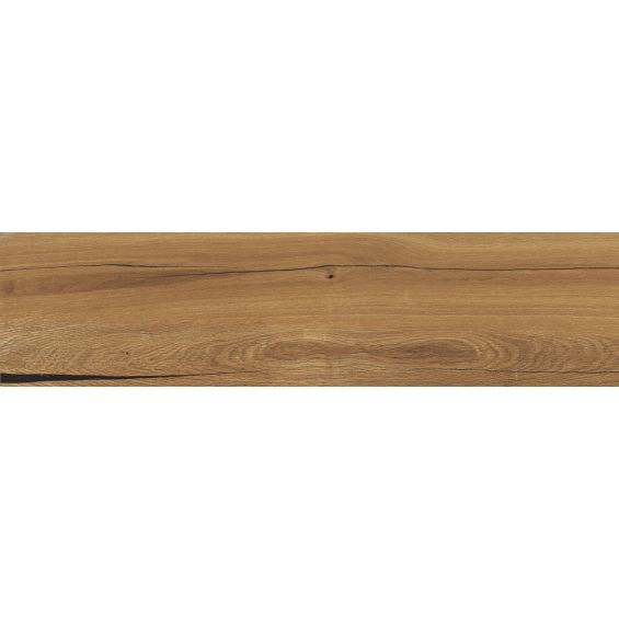 Carrelage sol imitation parquet Copernicia noisette 30x120 cm
