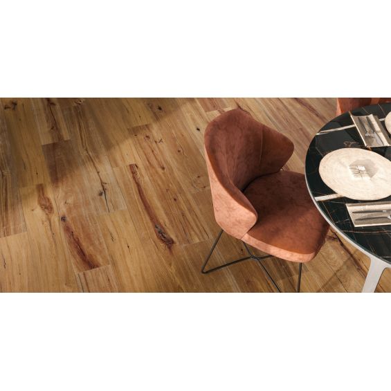 Carrelage sol imitation parquet Copernicia noisette 30x120 cm