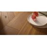 Carrelage sol imitation parquet Copernicia noisette 30x120 cm