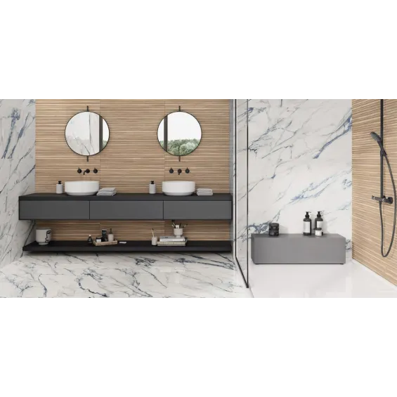 Carrelage mur Décor Bois Dinizia chêne 30x90 cm
