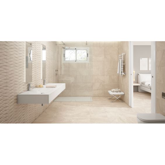 Carrelage mur et sol Quadro almond 32x62,5 cm