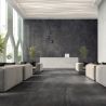 Carrelage fin sol Grestone antracite 80x80 cm