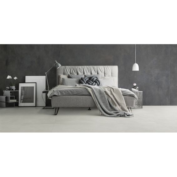 Carrelage fin sol Grestone antracite 80x80 cm