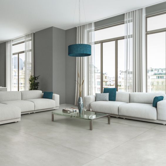 Carrelage fin sol Grestone ghiaccio 80x80 cm