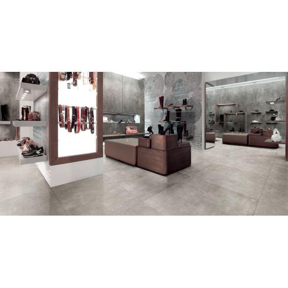 Carrelage fin sol Grestone ghiaccio 80x80 cm