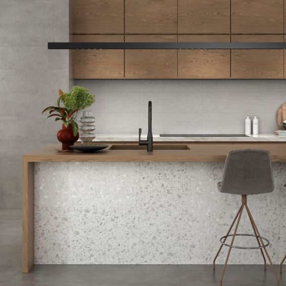 Carrelage mur Grano owen blanco 25x75 cm