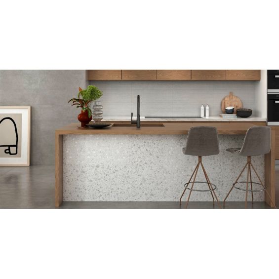Carrelage mur Grano decors blanco 25x75 cm