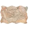Carrelage sol extérieur effet pierre Jura beige R11 44x66 cm