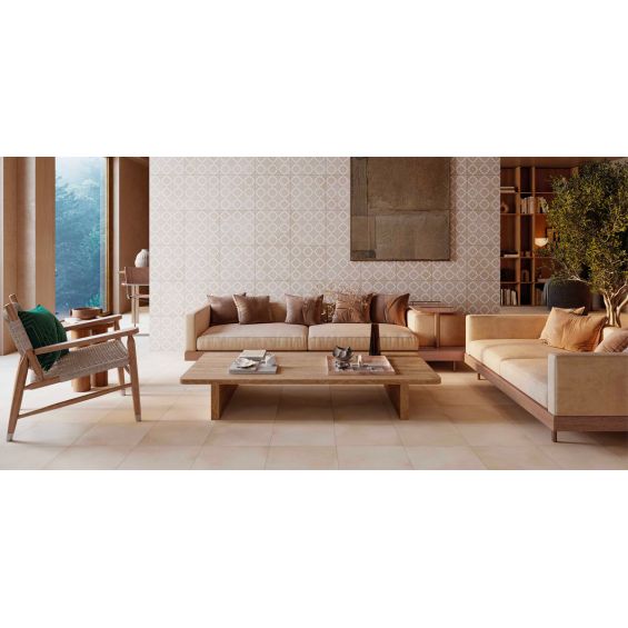 Carrelage sol et mur traditionnel Ansouis beige 33x33 cm
