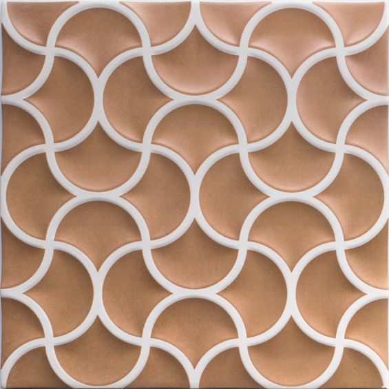 Carrelage mur ancien Ansouis relief terre 33x33 cm